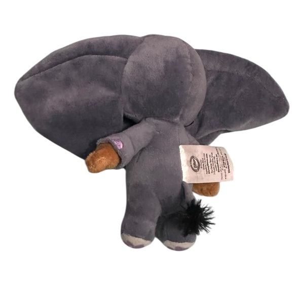 Purple and Gray Elephant Plush Toy - Picture 2 of 2